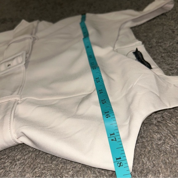 NWT Banana Republic Cream Belted Midi Sheath Dress - Picture 9 of 10